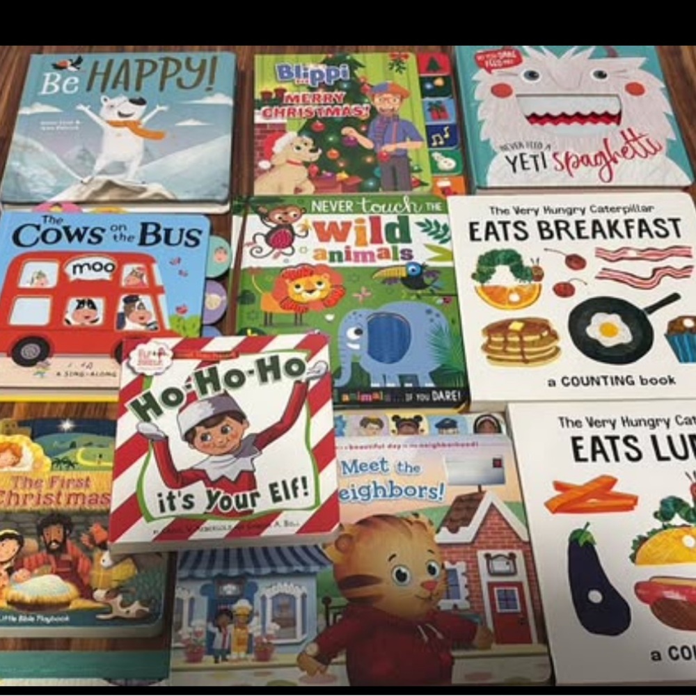 10-book bundle Children's boardBook Collection touch and feel activity book